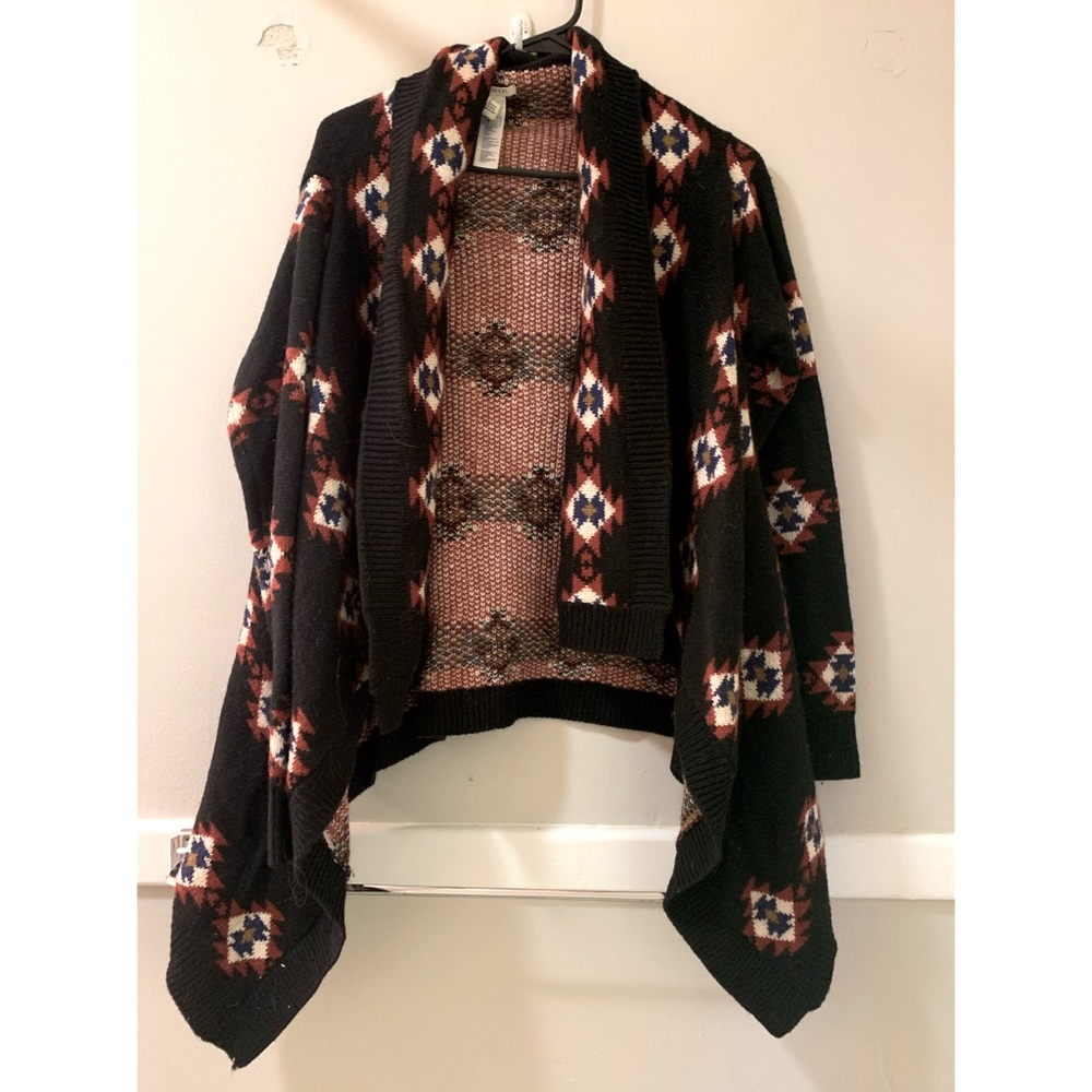 Forever 21 Aztec Print Thick Long Sweater